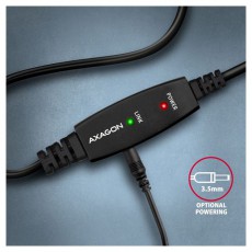 Axagon ADR-220B 20m USB 2.0 A apa - USB B apa akt&iacute;v repeater k&aacute;bel Iroda &eacute;s sz&aacute;m&iacute;t&aacute;stechnika - Sz&aacute;m&iacute;t&oacute;g&eacute;p tartoz&eacute;k - USB k&aacute;bel - 476874