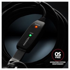 Axagon ADR-310 10m USB 3.2 Gen 1 A apa - anya akt&iacute;v repeater k&aacute;bel Iroda &eacute;s sz&aacute;m&iacute;t&aacute;stechnika - Sz&aacute;m&iacute;t&oacute;g&eacute;p tartoz&eacute;k - USB k&aacute;bel - 476876