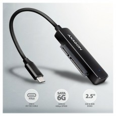 Axagon ADSA-FP2C Slim Adapter Pro USB-C 5GBPS 2,5 SSD/HDD adapter Iroda &eacute;s sz&aacute;m&iacute;t&aacute;stechnika - Adatt&aacute;rol&oacute; / merevlemez - Kieg&eacute;sz&iacute;tő - 478616