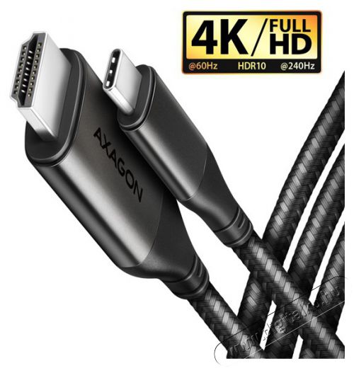 Axagon RVC-HI2MC USB-C - HDMI 2.0 kábel Tv kiegészítők - Kábel / csatlakozó - Hdmi kábel - 477446