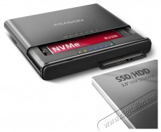 Axagon ADSA-CC USB-C 10Gbps NVMe M.2/SATA 2,5/3,5 HDD/SSD másoló Egyéb - Nem forgalmazzuk ! - 480270