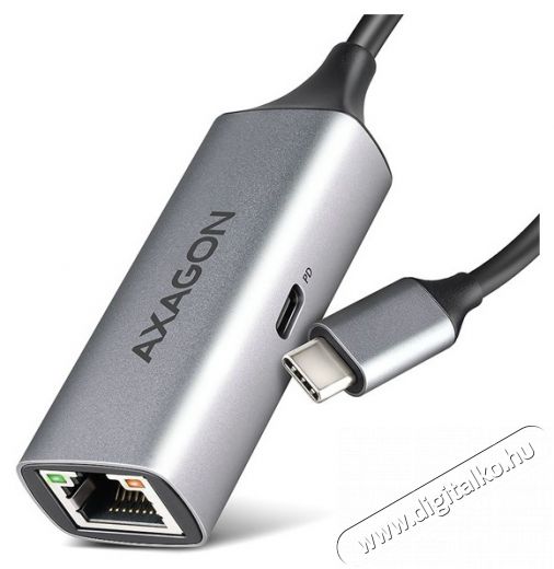 Axagon ADE-TXPD Kompakt alum&iacute;nium USB-C 3.2 Gen1 Gigabit Ethernet 10/100/1000Mbit adapter Iroda &eacute;s sz&aacute;m&iacute;t&aacute;stechnika - Notebook kieg&eacute;sz&iacute;tő - Egy&eacute;b notebook kieg&eacute;sz&iacute;tő - 499925
