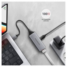 Axagon ADE-TXPD Kompakt alum&iacute;nium USB-C 3.2 Gen1 Gigabit Ethernet 10/100/1000Mbit adapter Iroda &eacute;s sz&aacute;m&iacute;t&aacute;stechnika - Notebook kieg&eacute;sz&iacute;tő - Egy&eacute;b notebook kieg&eacute;sz&iacute;tő - 499925