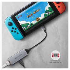 Axagon ADE-TXPD Kompakt alum&iacute;nium USB-C 3.2 Gen1 Gigabit Ethernet 10/100/1000Mbit adapter Iroda &eacute;s sz&aacute;m&iacute;t&aacute;stechnika - Notebook kieg&eacute;sz&iacute;tő - Egy&eacute;b notebook kieg&eacute;sz&iacute;tő - 499925