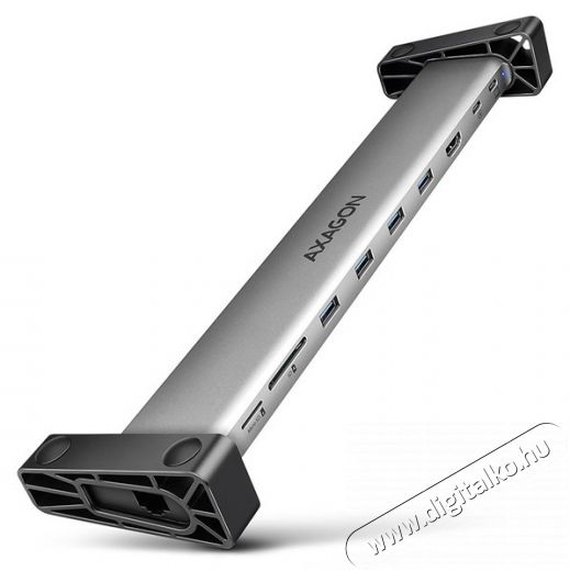 Axagon HMC-10HLS USB-C 5Gbps LONGER 9in1 hub Iroda és számítástechnika - Notebook kiegészítő - USB hub / elosztó - 500353