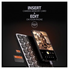 Axagon HMC-KB-HU Magyar billentyűzet &eacute;s 9 az 1-ben hub Mobil / Kommunik&aacute;ci&oacute; / Smart - Tablet / E-book kieg&eacute;sz&iacute;tő, tok - Billentyűzet - 500345