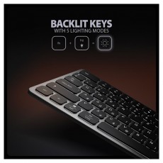 Axagon HMC-KB-HU Magyar billentyűzet &eacute;s 9 az 1-ben hub Mobil / Kommunik&aacute;ci&oacute; / Smart - Tablet / E-book kieg&eacute;sz&iacute;tő, tok - Billentyűzet - 500345