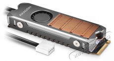 Axagon CLR-M2FAN hűtőborda M.2 SSD-hez Iroda és számítástechnika - Adattároló / merevlemez - Kiegészítő - 441995