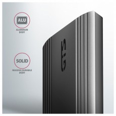 Axagon EEM2-GTS2 USB-C 3.2 Gen 2 M.2 NVMe/SATA szürke csavar nélküli külső SSD ház Iroda és számítástechnika - Adattároló / merevlemez - Kiegészítő - 507219