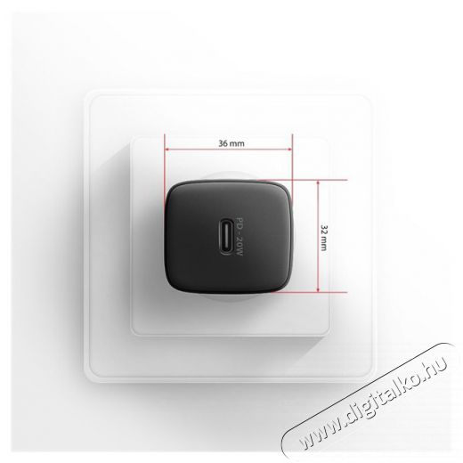 Axagon ACU-PD20 20W PD 3.0 QC Type-C fekete hálózati töltő Mobil / Kommunikáció / Smart - Mobiltelefon kiegészítő / tok - Hálózati-, autós töltő - 507951