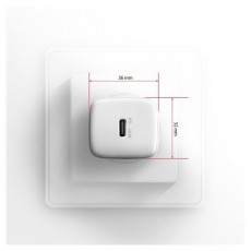 Axagon ACU-PD20W 20W PD 3.0 QC Type-C fehér hálózati töltő Mobil / Kommunikáció / Smart - Mobiltelefon kiegészítő / tok - Hálózati-, autós töltő - 507952
