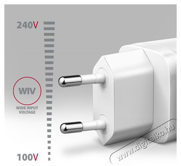 Axagon ACU-PD30W 30W PD 3.0 QC Type-C fehér hálózati töltő Mobil / Kommunikáció / Smart - Mobiltelefon kiegészítő / tok - Hálózati-, autós töltő - 507954