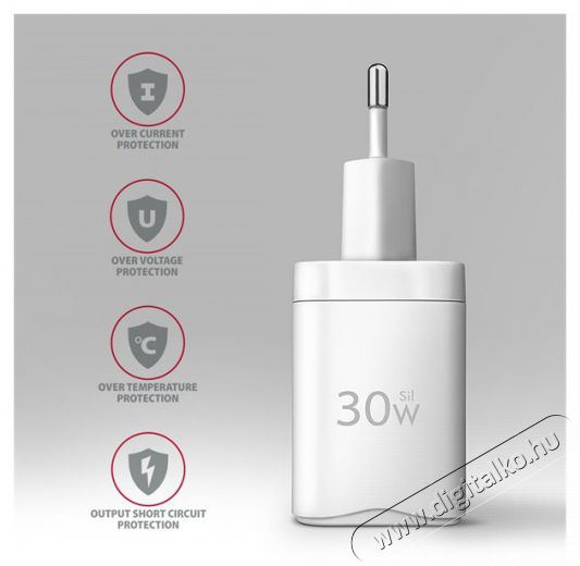 Axagon ACU-PD30W 30W PD 3.0 QC Type-C fehér hálózati töltő Mobil / Kommunikáció / Smart - Mobiltelefon kiegészítő / tok - Hálózati-, autós töltő - 507954
