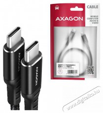 Axagon BUCM-CM15AB 1,5m USB C fekete adat- és töltőkábel Tv kiegészítők - Kábel / csatlakozó - USB kábel - 513919