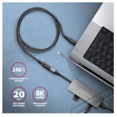 Axagon BUCM32-CF10AB 1m USB C fekete hosszabbító kábel Tv kiegészítők - Kábel / csatlakozó - USB kábel - 513915