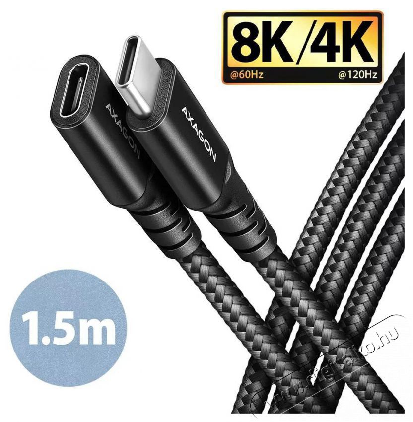 Axagon BUCM32-CF15AB 1,5m USB C fekete hosszabb&iacute;t&oacute; k&aacute;bel Tv kieg&eacute;sz&iacute;tők - K&aacute;bel / csatlakoz&oacute; - USB k&aacute;bel - 513916