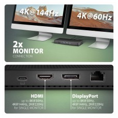 Axagon HMC-U4 USB4 fekete dokkol&oacute; Iroda &eacute;s sz&aacute;m&iacute;t&aacute;stechnika - Notebook kieg&eacute;sz&iacute;tő - USB hub / eloszt&oacute; - 514542