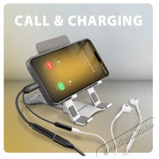 Axagon ADA-HCPD, Hi-Res DAC audio adapter, 384kHz/32bit stereo, USB-C to 3.5mm jack PD 60W/3A Mobil / Kommunikáció / Smart - Mobiltelefon kiegészítő / tok - Kábel / átalakító - 503334