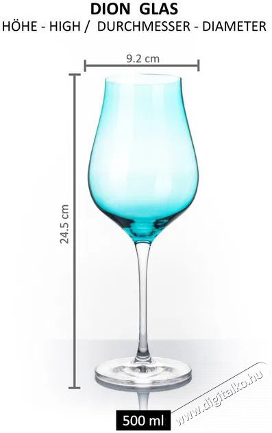 B.BOHEMIAN DION borospoh&aacute;r szett - 500 ml, Mix Blue and Yellow, 2 db Konyhai term&eacute;kek - Konyhai eszk&ouml;z - K&eacute;szlet / szett - 523899