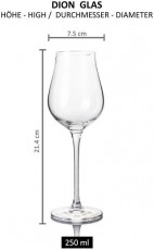 B.BOHEMIAN DION prosecco pohár szett - 250 ml, 4 db Konyhai termékek - Konyhai eszköz - Készlet / szett - 523905