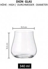 B.BOHEMIAN DION szett - 340 ml, 4 db Konyhai termékek - Konyhai eszköz - Készlet / szett - 523903