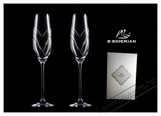 B.BOHEMIAN Esküvői pezsgőspohár 210 ml HEARTS 2 db Konyhai termékek - Konyhai eszköz - Készlet / szett - 524213