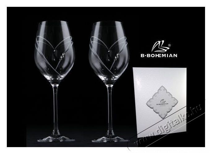 B.BOHEMIAN Esk&uuml;vői poh&aacute;r 470 ml HEARTS 2 db Konyhai term&eacute;kek - Konyhai eszk&ouml;z - K&eacute;szlet / szett - 524215