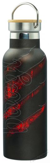 BAAGL Hőtart&oacute; kulacs bambusz kupakkal - L&aacute;va, 500 ml Konyhai term&eacute;kek - Ed&eacute;ny - Termosz - 528496