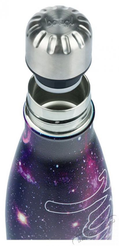 BAAGL Hőtart&oacute; kulacs f&eacute;m kupakkal - Galaxy, 500 ml Konyhai term&eacute;kek - Ed&eacute;ny - Termosz - 528501