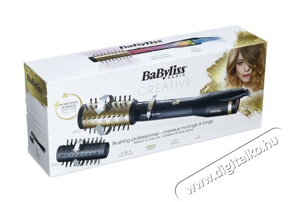 Babyliss AS510E Creative Gold forgókefés hajformázó Szépségápolás / Egészség - Hajápolás - Meleglevegős hajformázó - 349935