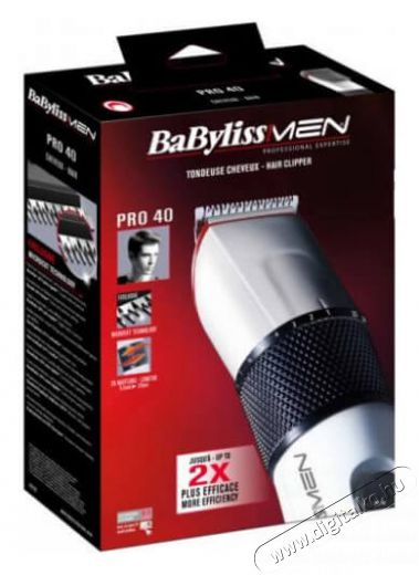 Babyliss E970E Pro 40 akkumulátoros hajnyíró Szépségápolás / Egészség - Hajápolás - Haj / szakáll vágó, nyíró - 337008