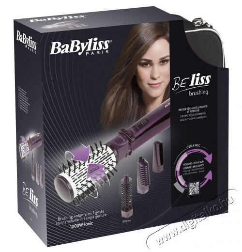Babyliss 2736E Beliss 5in1 Multifunkciós forgófejes hajformázó Szépségápolás / Egészség - Hajápolás - Meleglevegős hajformázó - 300892