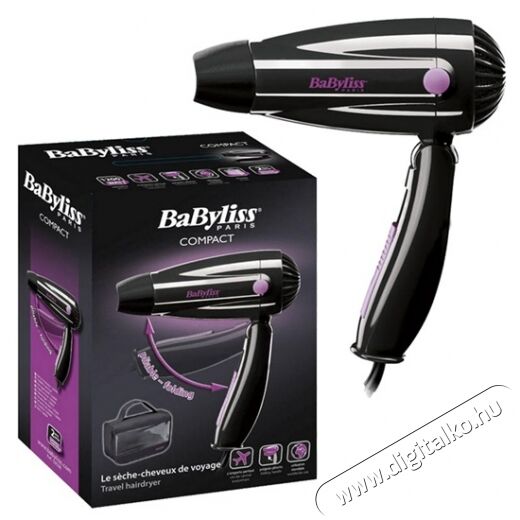 Babyliss 5250 Creation utazó hajszárító 1200W Szépségápolás / Egészség - Hajápolás - Hajszárító - 300882