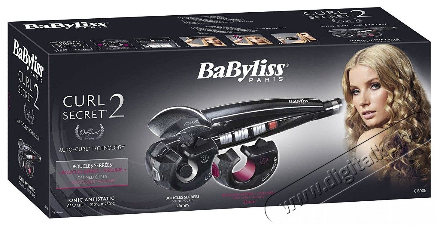 Babyliss C1300E Curl Secret 2 hajgöndörítő cserélhető fejjel Szépségápolás / Egészség - Hajápolás - Hajsütővas / göndörítő - 311402