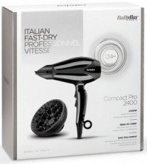 Babyliss BA6715DE Compact Pro Ionos AC motoros hajszárító - 2400W Szépségápolás / Egészség - Hajápolás - Hajszárító - 361597