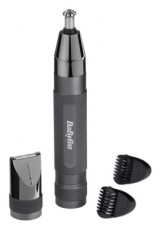 Babyliss E111E Super X-Metal Series fekete orr- és fülszőrzetnyíró szemöldök trimmerrel Szépségápolás / Egészség - Szőrtelenítő / borotva - Arc- és testszőrzet vágó, formázó - 501790