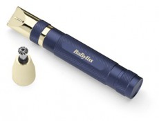Babyliss E112E Super X-Metal Series kék orr- és fülszőrzetnyíró szemöldök trimmerrel Szépségápolás / Egészség - Szőrtelenítő / borotva - Arc- és testszőrzet vágó, formázó - 501792