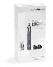 Babyliss E116E Super X-Metal Series szürke-ezüst orr- és fülszőrzetnyíró szemöldök trimmerrel Szépségápolás / Egészség - Szőrtelenítő / borotva - Arc- és testszőrzet vágó, formázó - 501791