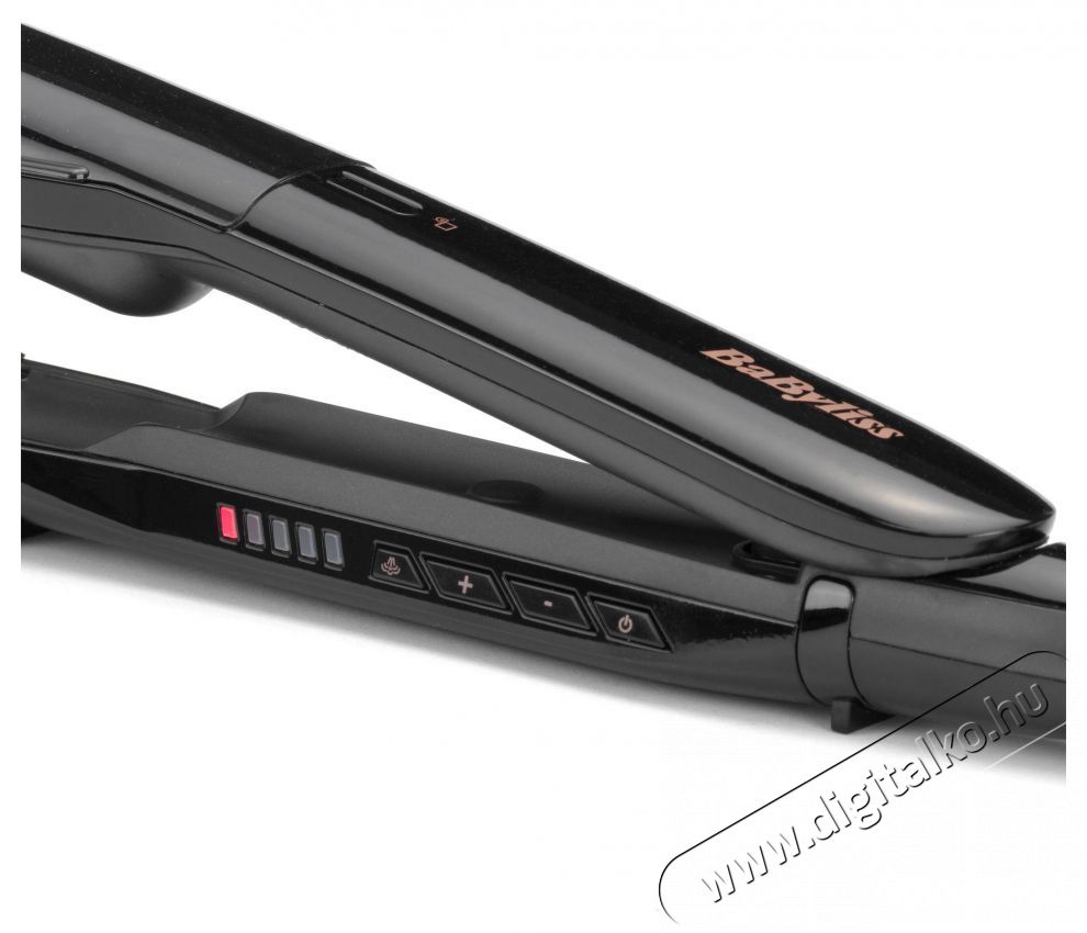 Babyliss ST493E Steam Smooth gőz&ouml;lős ker&aacute;mialapos fekete-rose gold hajsim&iacute;t&oacute; Sz&eacute;ps&eacute;g&aacute;pol&aacute;s / Eg&eacute;szs&eacute;g - Haj&aacute;pol&aacute;s - Hajvasal&oacute; / egyenes&iacute;tő - 510389