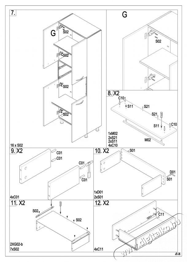 Badenmob 008 f&uuml;rdőszobai szekr&eacute;ny, 2 polc, 2 fi&oacute;k, MDF, forg&aacute;cslap, 180x60x31,6 cm, RAL 7044 H&aacute;ztart&aacute;s / Otthon / K&uuml;lt&eacute;r - F&uuml;rdőszoba / wc - Kieg&eacute;sz&iacute;tő - 536066