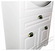 Badenmob 172 als&oacute;szekr&eacute;ny &eacute;s mosd&oacute;kagyl&oacute;, MDF, forg&aacute;cslap, 65x81x45 cm, rusztikus feh&eacute;r H&aacute;ztart&aacute;s / Otthon / K&uuml;lt&eacute;r - F&uuml;rdőszoba / wc - Kieg&eacute;sz&iacute;tő - 536065