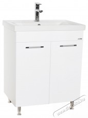 Badenmob 054 b&uacute;toralap &eacute;s mosd&oacute;kagyl&oacute;, festett MDF front, oldalfalak forg&aacute;cslap, 60 cm, f&eacute;nyes feh&eacute;r H&aacute;ztart&aacute;s / Otthon / K&uuml;lt&eacute;r - Egy&eacute;b h&aacute;ztart&aacute;si term&eacute;k - 536068