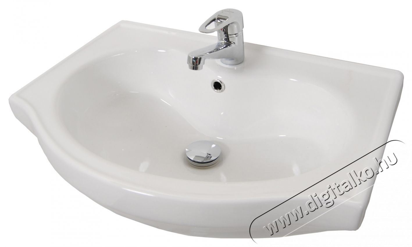 Badenmob Seria 001 Alapcsomag f&uuml;rdőszobab&uacute;tor &eacute;s mosd&oacute;kagyl&oacute;, Ker&aacute;mia, 60cm, F&eacute;nyes feh&eacute;r H&aacute;ztart&aacute;s / Otthon / K&uuml;lt&eacute;r - F&uuml;rdőszoba / wc - Kieg&eacute;sz&iacute;tő - 536081