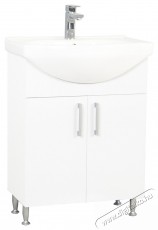 Badenmob Seria 001 Alapcsomag f&uuml;rdőszobab&uacute;tor &eacute;s mosd&oacute;kagyl&oacute;, Ker&aacute;mia, 60cm, F&eacute;nyes feh&eacute;r H&aacute;ztart&aacute;s / Otthon / K&uuml;lt&eacute;r - F&uuml;rdőszoba / wc - Kieg&eacute;sz&iacute;tő - 536081