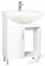 Badenmob Seria 001 Alapcsomag f&uuml;rdőszobab&uacute;tor &eacute;s mosd&oacute;kagyl&oacute;, Ker&aacute;mia, 60cm, F&eacute;nyes feh&eacute;r H&aacute;ztart&aacute;s / Otthon / K&uuml;lt&eacute;r - F&uuml;rdőszoba / wc - Kieg&eacute;sz&iacute;tő - 536081