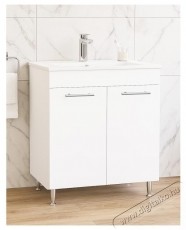 Badenmob 067 sorozat&uacute; talp &eacute;s mosd&oacute; b&uacute;tor szett, 70x47x80cm, feh&eacute;r H&aacute;ztart&aacute;s / Otthon / K&uuml;lt&eacute;r - F&uuml;rdőszoba / wc - Kieg&eacute;sz&iacute;tő - 536076