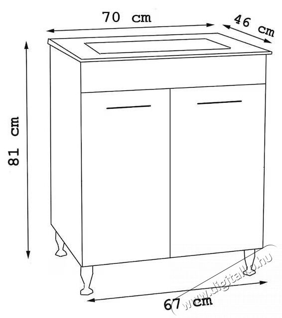 Badenmob 067 sorozat&uacute; talp &eacute;s mosd&oacute; b&uacute;tor szett, 70x47x80cm, feh&eacute;r H&aacute;ztart&aacute;s / Otthon / K&uuml;lt&eacute;r - F&uuml;rdőszoba / wc - Kieg&eacute;sz&iacute;tő - 536076