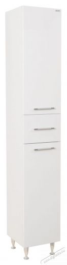 Badenmob magas szekr&eacute;ny, 010-es sorozat, MDF, 30x180x31,6 cm, feh&eacute;r H&aacute;ztart&aacute;s / Otthon / K&uuml;lt&eacute;r - F&uuml;rdőszoba / wc - Kieg&eacute;sz&iacute;tő - 536072