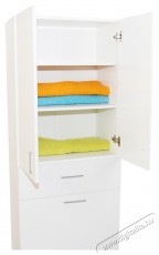 Badenmob Series 021 F&uuml;rdőszobai Szekr&eacute;ny, be&eacute;p&iacute;tett mos&oacute;kos&aacute;r, 180 x 64 x 36.5 cm, feh&eacute;r H&aacute;ztart&aacute;s / Otthon / K&uuml;lt&eacute;r - F&uuml;rdőszoba / wc - Kieg&eacute;sz&iacute;tő - 536069