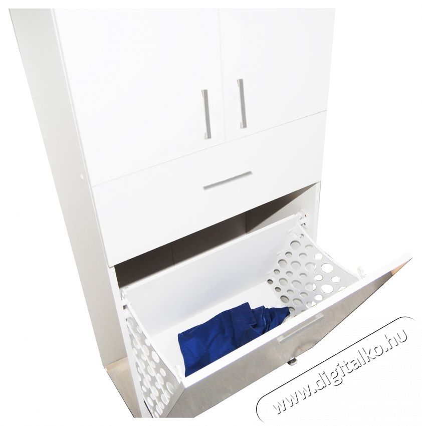 Badenmob Series 021 F&uuml;rdőszobai Szekr&eacute;ny, be&eacute;p&iacute;tett mos&oacute;kos&aacute;r, 180 x 64 x 36.5 cm, feh&eacute;r H&aacute;ztart&aacute;s / Otthon / K&uuml;lt&eacute;r - F&uuml;rdőszoba / wc - Kieg&eacute;sz&iacute;tő - 536069